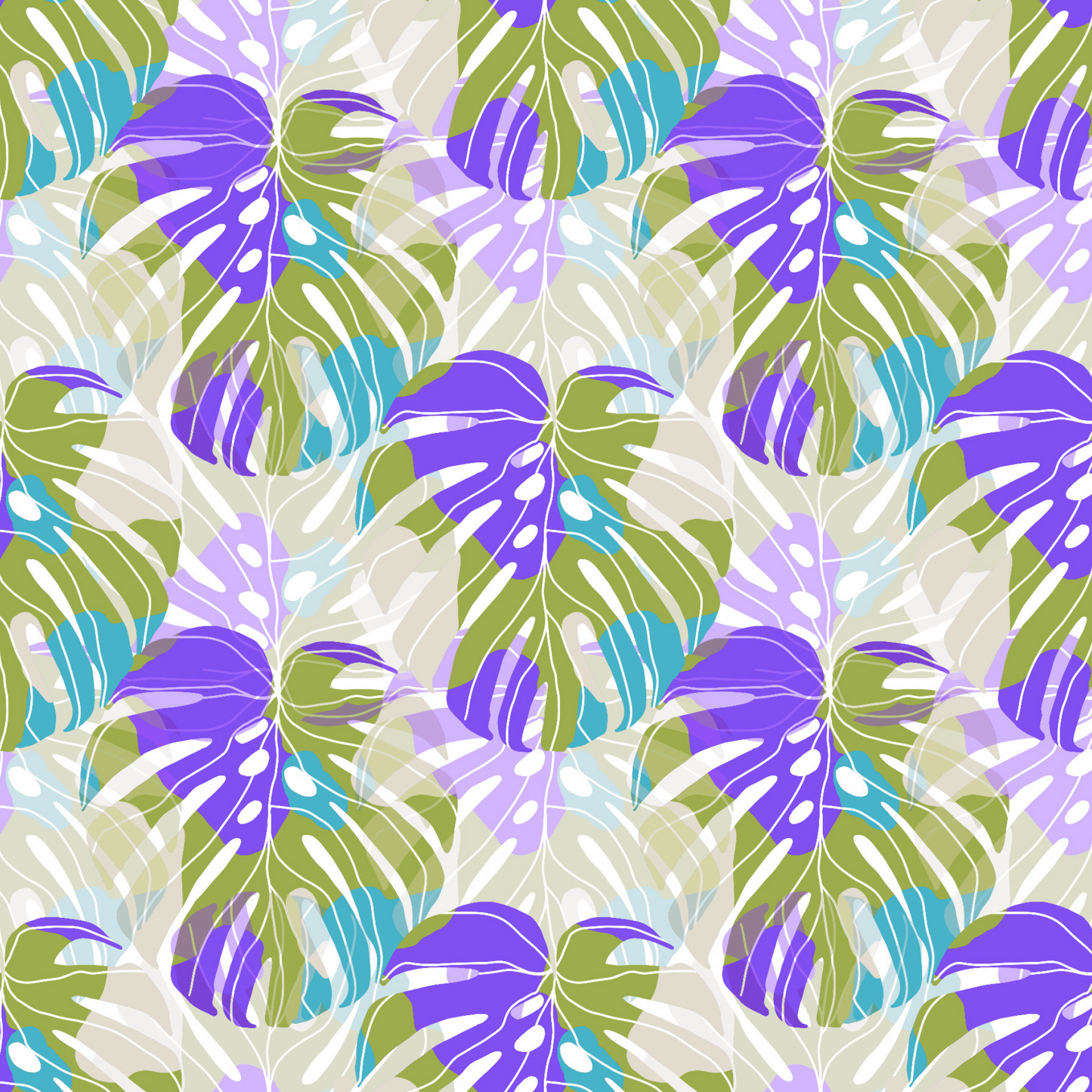 Colour Monstera