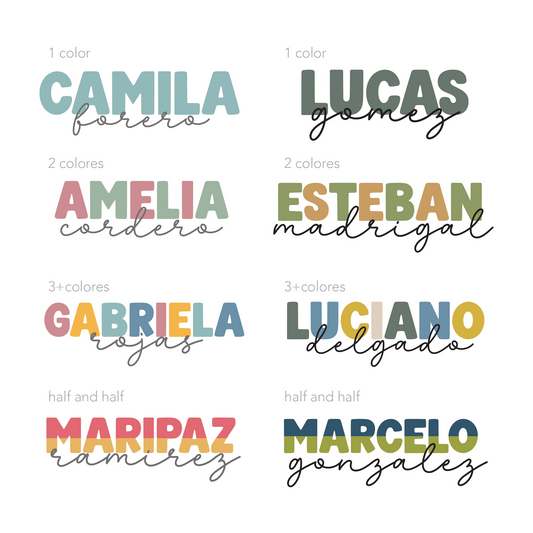 Duo Luxe Name Tag