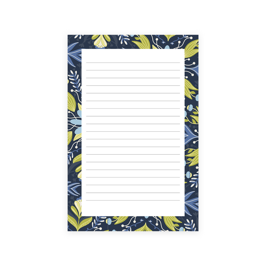 Notepad Medium - Moonlight Leaves