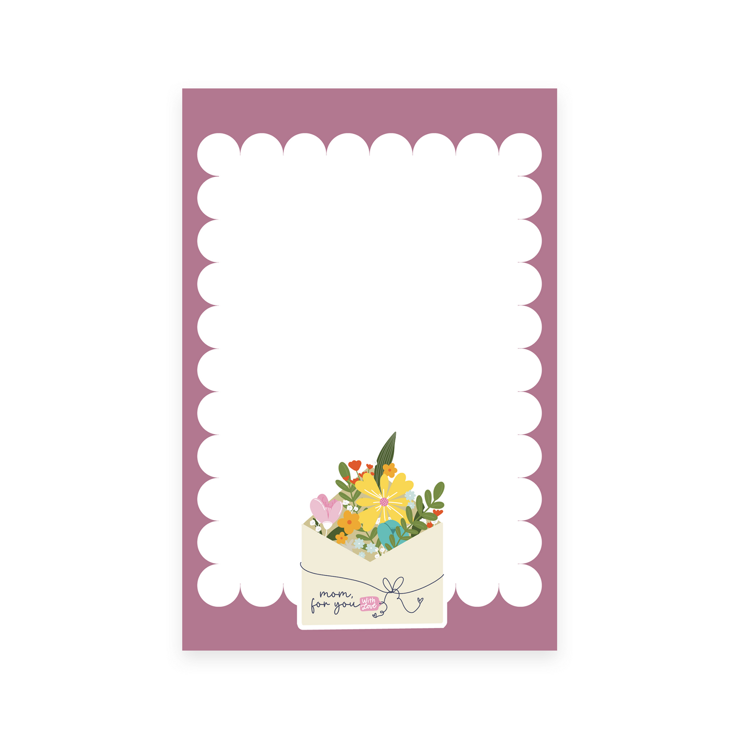 Notepad Medium - Mom's Envelope