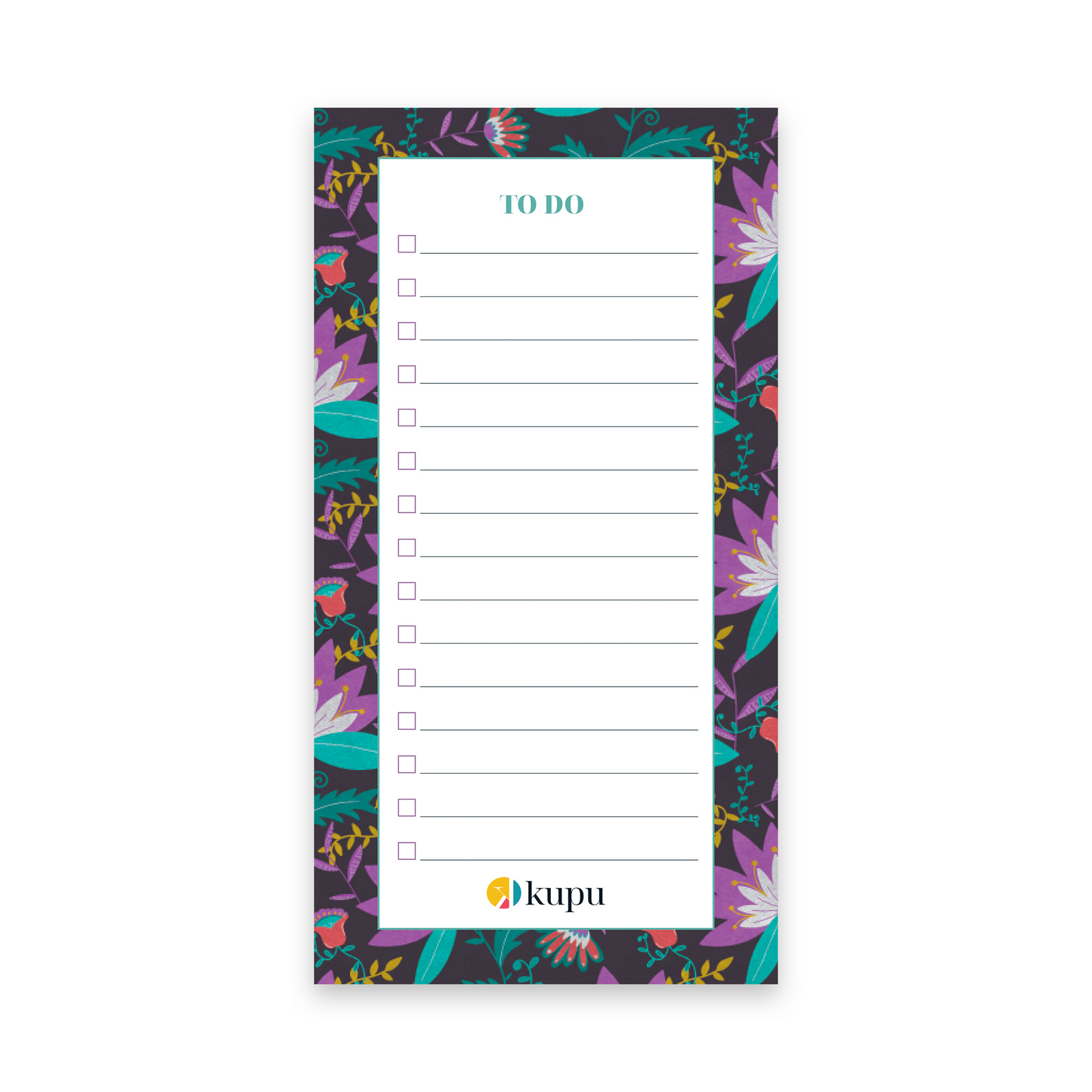 Bloc To Do List - Midnight Flowers