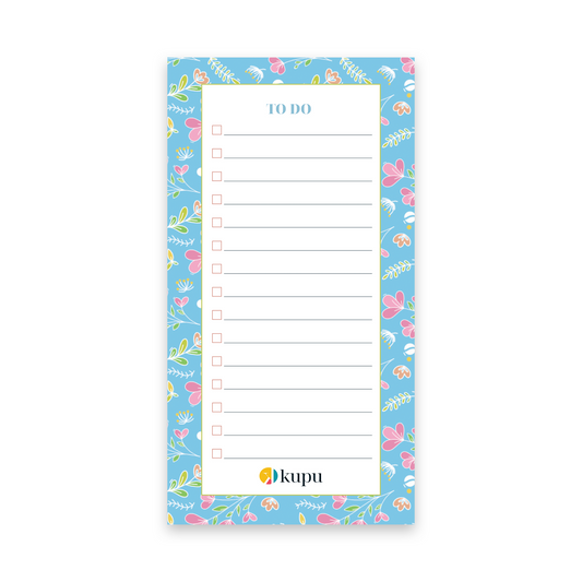 Bloc To Do List - Sky Flowers