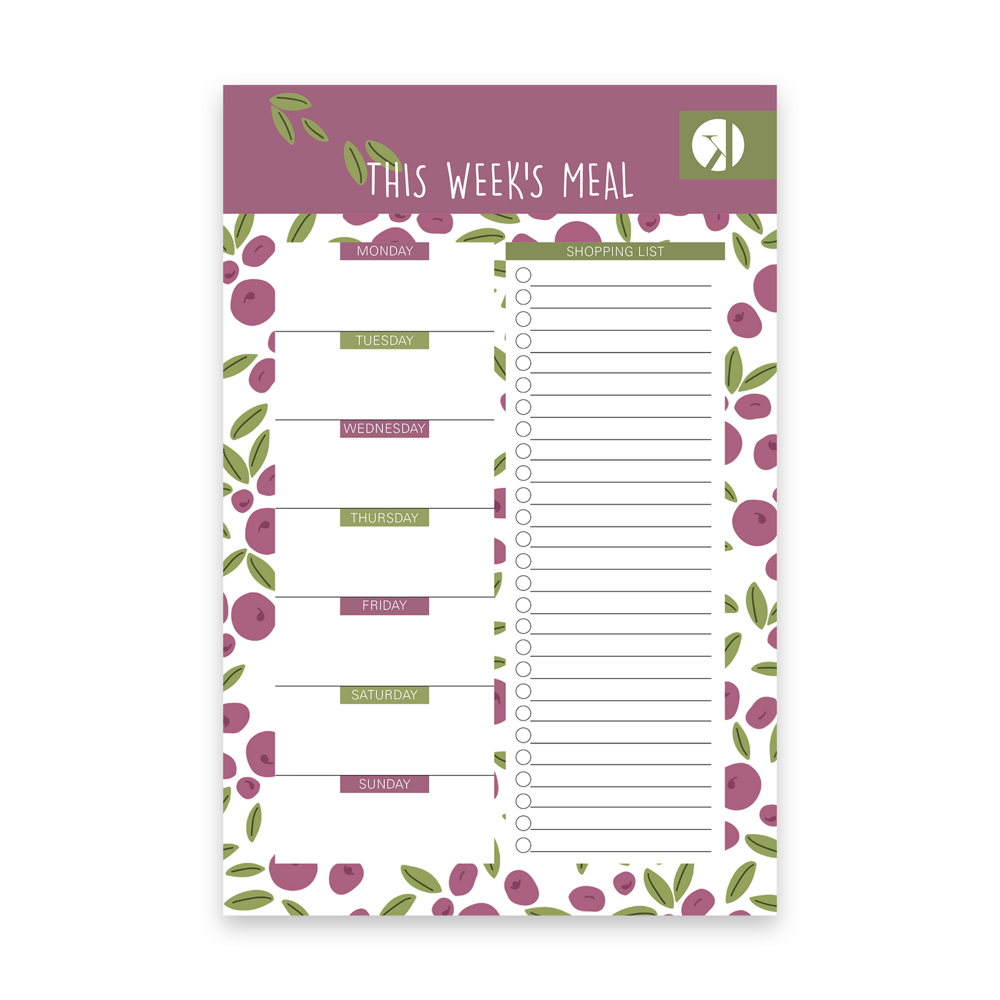 Meal Planner Berries