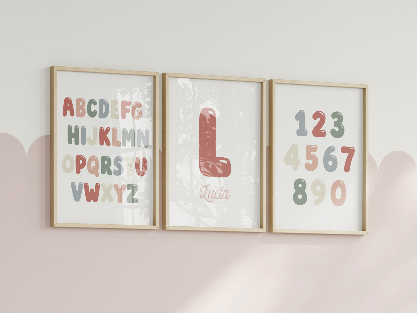 Alphabet & Numbers Print Set