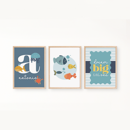 Under The Sea Print Set